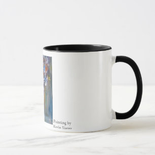 Taza de café del ramo del verano