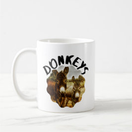 Taza de café del regalo de los amantes del burro