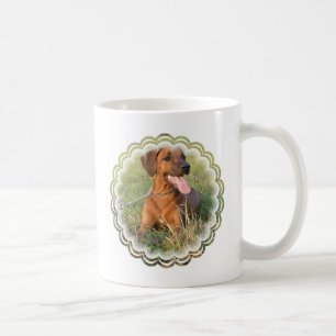 Taza de café del rescate de Rhodesian Ridgeback