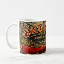 Taza de café del río Saco Fryeburg Maine