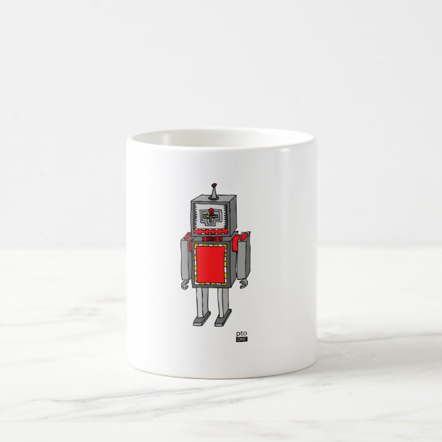 Taza de café del robot (Centro)