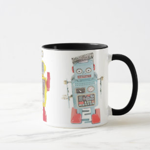Taza de café del robot del juguete