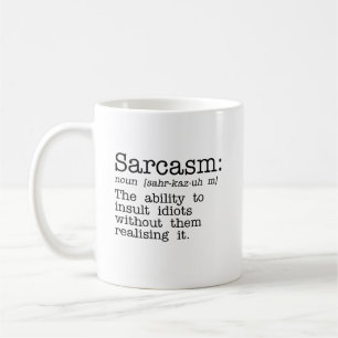 Taza de café del sarcasmo