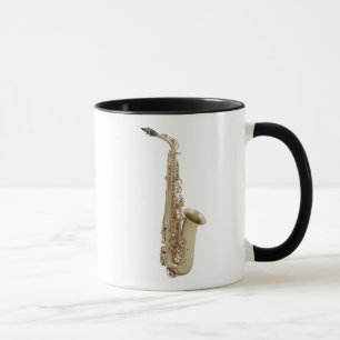 Taza de café del saxofón