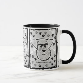 Taza de café del Schnauzer