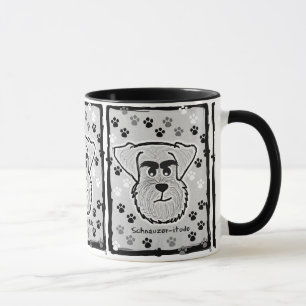 Taza de café del Schnauzer