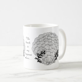 Taza de café del Seashell de Listakora -