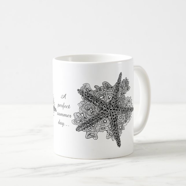 Taza de café del Seashell de Listakora - (Anverso derecho)