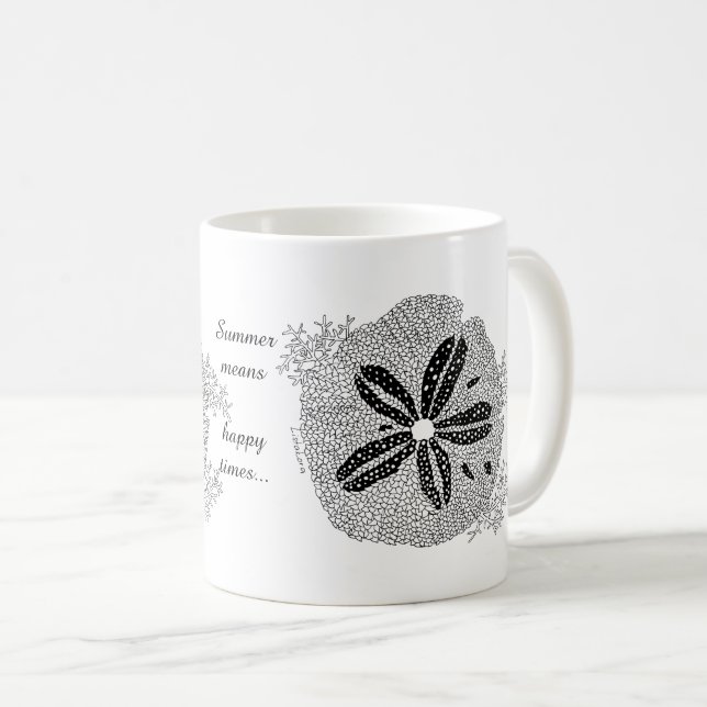 Taza de café del Seashell de Listakora - (Anverso derecho)