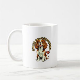 Taza de café del Spaniel "El Consolador" por Real 
