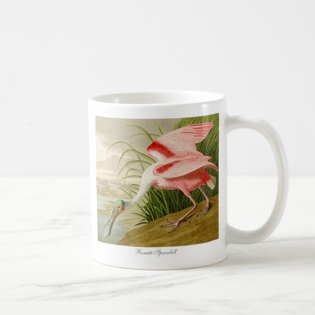 Taza de café del Spoonbill rosado (Derecha)