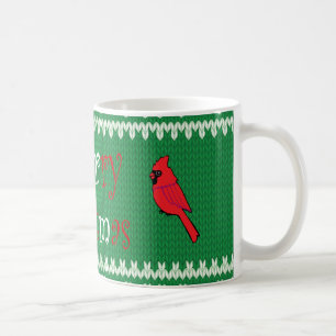 Taza de café del suéter del navidad con los