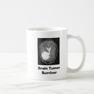 Taza de café del superviviente del tumor cerebral
