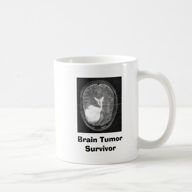 Taza de café del superviviente del tumor cerebral (Derecha)