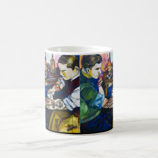 Taza de café del tatuaje