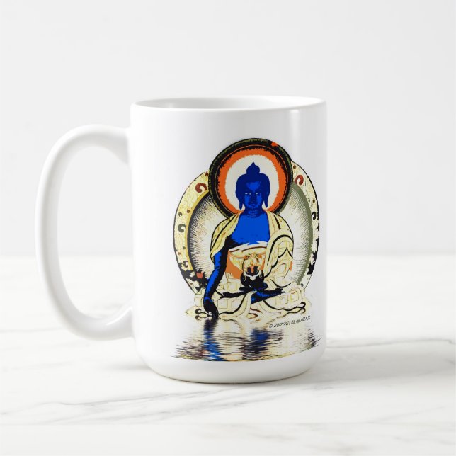 Taza de café del té de Buda de la medicina (Izquierda)