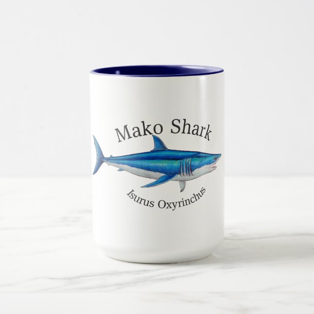 taza de café del tiburón de mako (Centro)