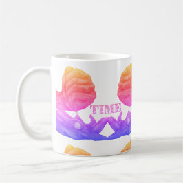Taza de café del tiempo