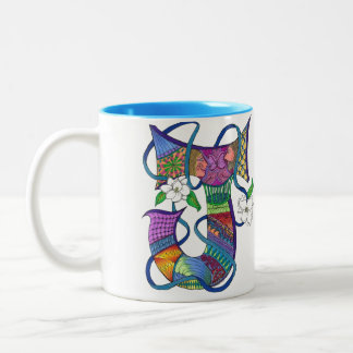 Taza de café del tono de la letra J 2