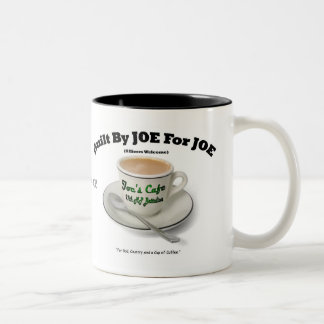 Taza de café del tono del café dos del café de JOE