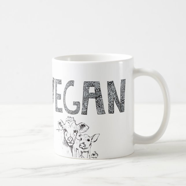 Taza de café del vegano (Derecha)