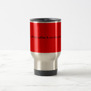 Taza de café del viaje