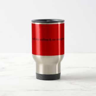 Taza de café del viaje