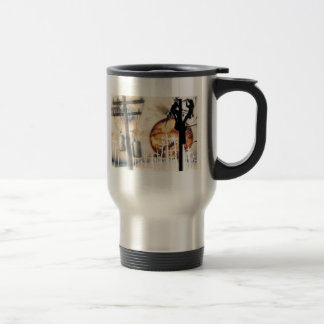 Taza de café del viaje del instalador de líneas