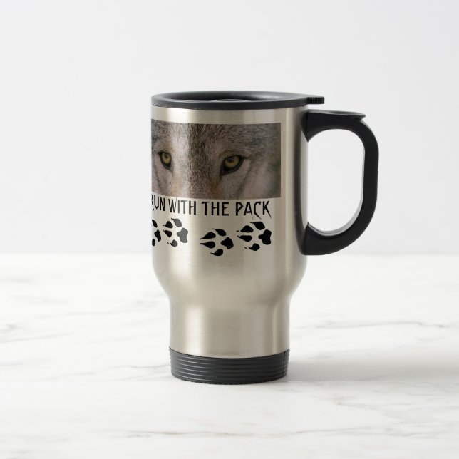 TAZA DE CAFÉ DEL VIAJE DEL LOBO (Derecha)