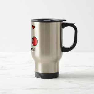 Taza de café del viaje - empuje Kickball de los