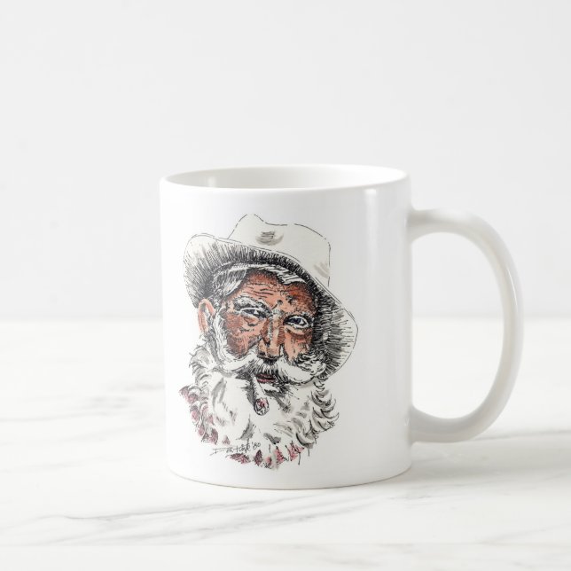 Taza de café del viejo hombre (Derecha)