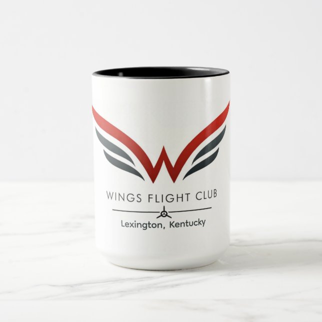 Taza de café del Wings Flight Club (Centro)