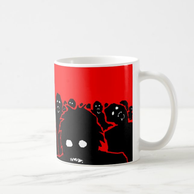 Taza de café del zombi "de la horda" (Derecha)