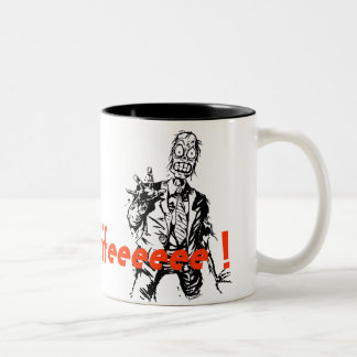 Taza de café del zombi de Shambling