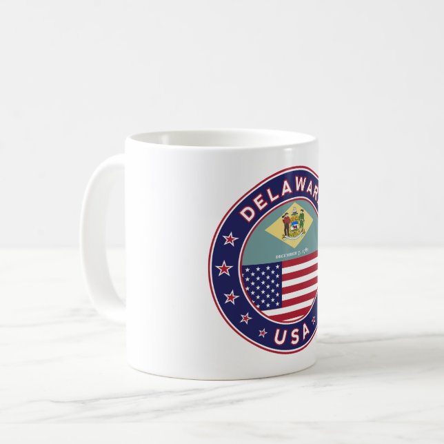 Taza De Café Delaware (Anverso izquierdo)