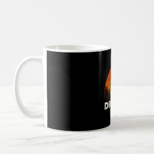 Taza De Café Delaware - naturaleza divertida vintage senderismo