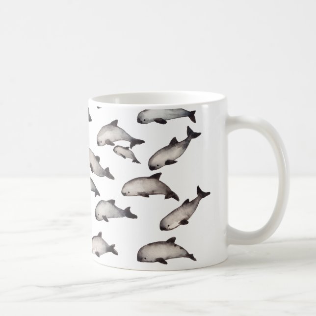 Taza De Café delfín de la masopa del vaquita 30 (Derecha)