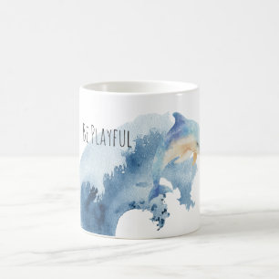 Taza De Café Delfín Juguetón