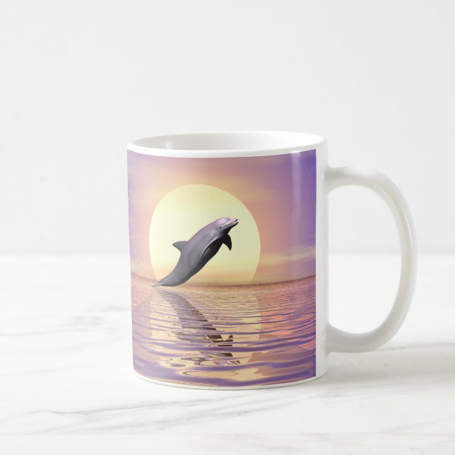 Taza De Café Delfín Sol (Derecha)