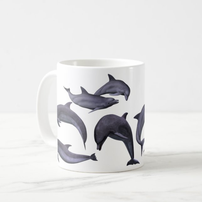 Taza De Café Delfines (Anverso izquierdo)