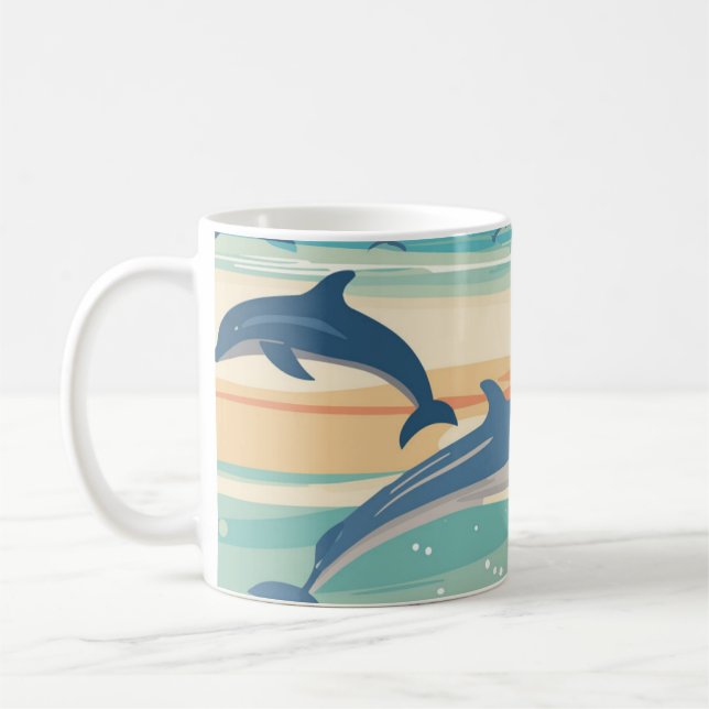 Taza De Café Delfines (Izquierda)