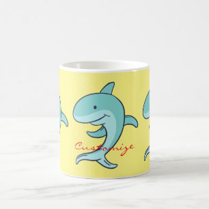 Taza De Café Delfines Azules Saltan Thunder_Cove