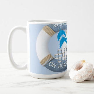 Taza De Café Delfines Costeros Azules