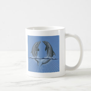Taza De Café Delfínes del baile