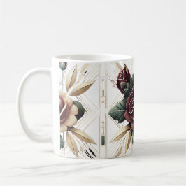 Taza De Café Delicado Rosa Petals Mug