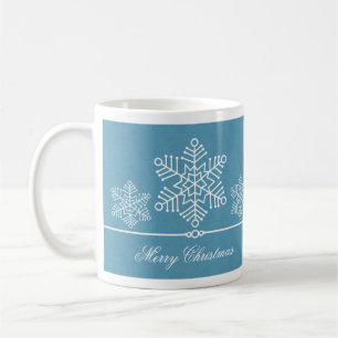 Taza De Café Delicados Navidades de copos de nieve Mug