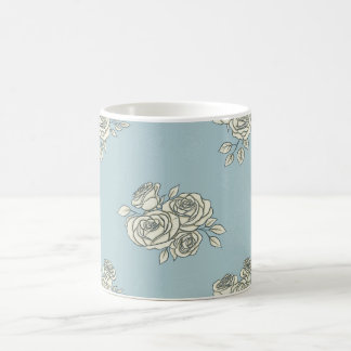 Taza De Café Delicados rosas