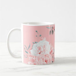 Taza De Café Delicate Rose Bouquet