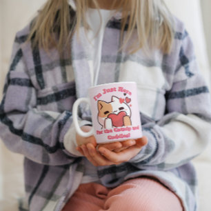 Taza De Café Delicia de Cat Lover - Comida y charlatanes