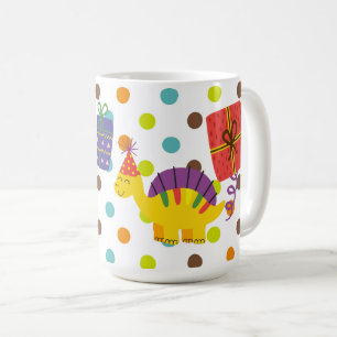 Taza De Café Delicia de dinosaurios: ¡Café de gran alcance!